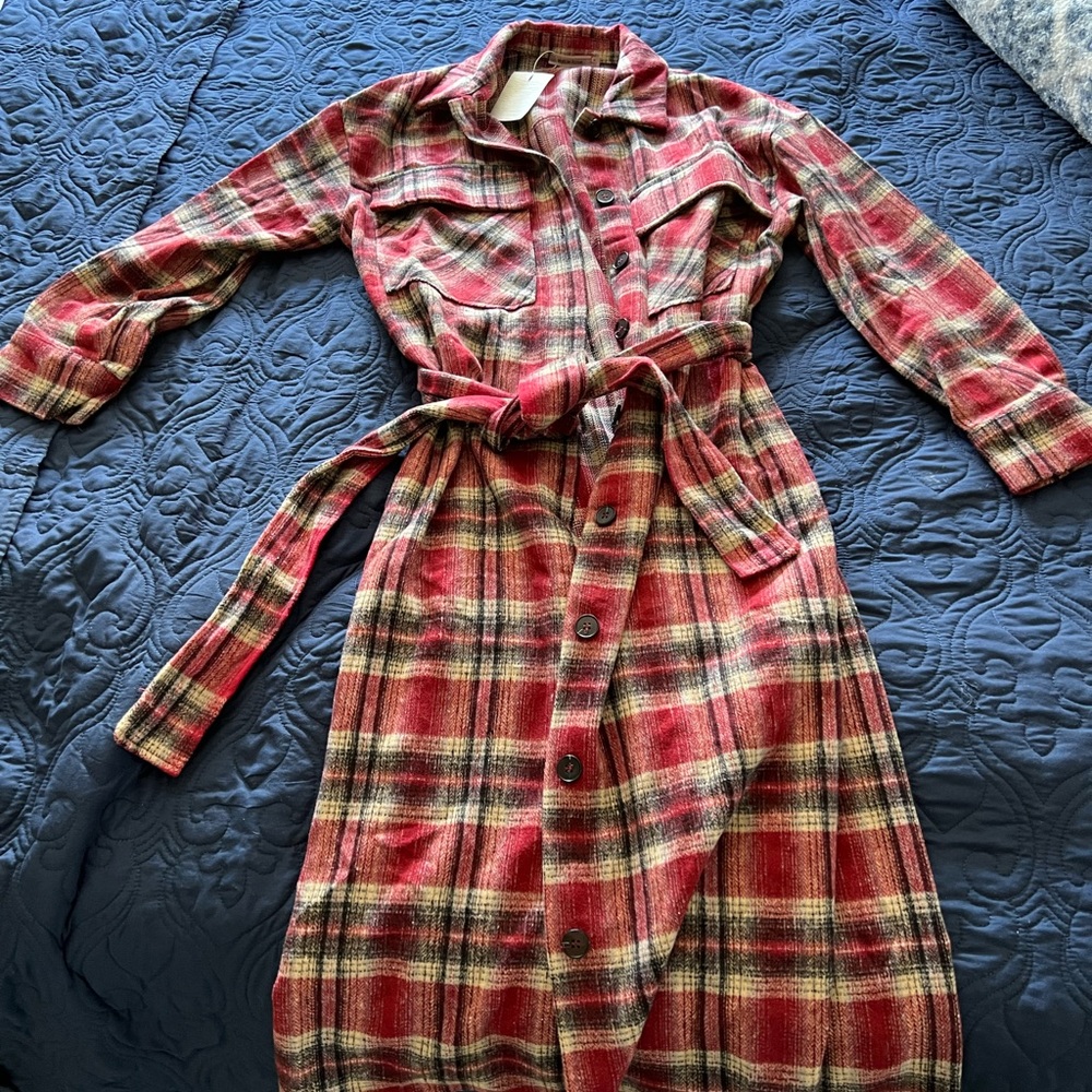 Button down flannel jacket - Picture 3 of 3